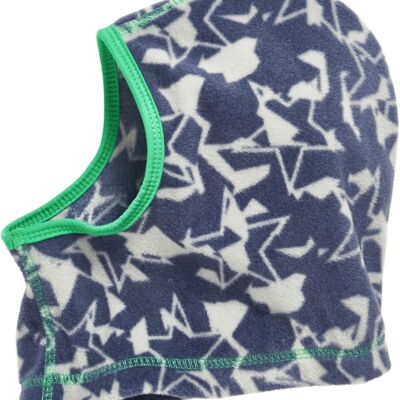 Fleece balaclava star camouflage dark gray