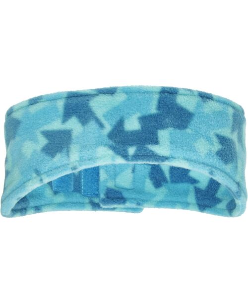 Fleece-Stirnband Pfeile Camouflage petrol