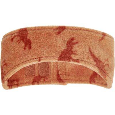 Fleece headband Dinos ochre