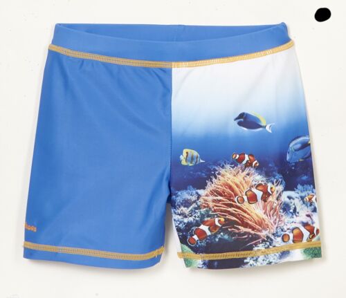 UV-Schutz Shorts Unterwasserwelt blau