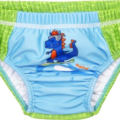 UV protection diaper pants Dino blue/green