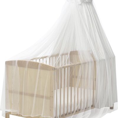 Mosquito net for cot white
