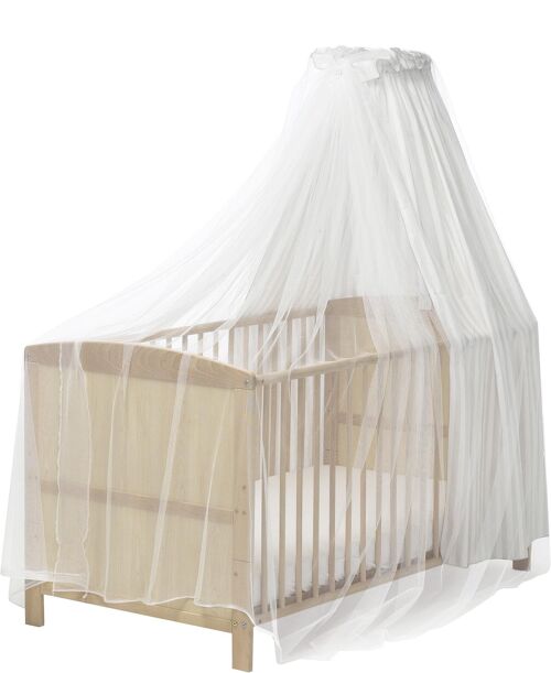 Mückennetz für Kinderbett weiß
