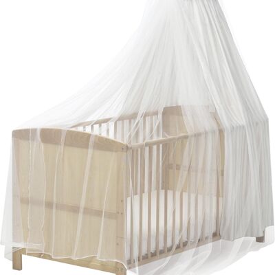 Mückennetz für Kinderbett weiß