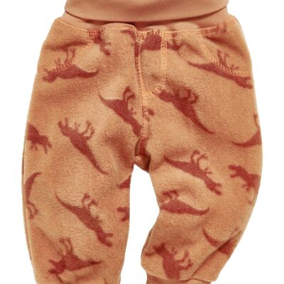 Pumphose Fleece Dinos ocker