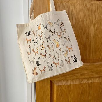Tote Bag in Cats Design 2