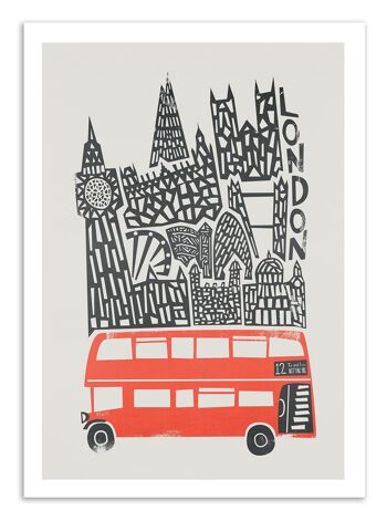Art-Poster - London - Fox and Velvet W17136-A3 1