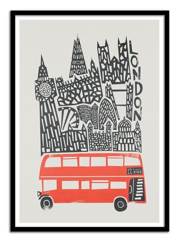 Art-Poster - London - Fox and Velvet W17136-A3 3