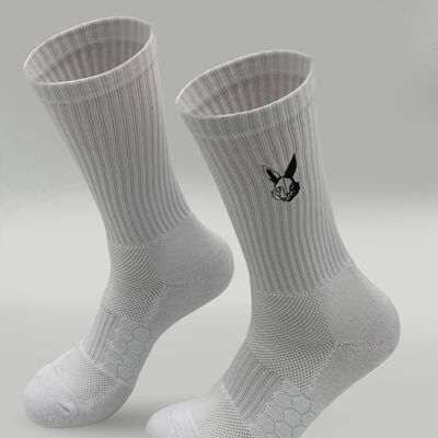 Logo-Socken - Reines Weiß