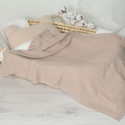 Bamboo Blanket 'SEZANE'  forever beige70x90