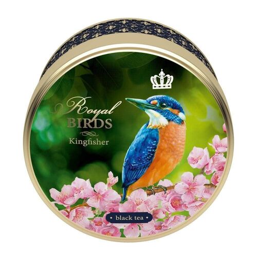 RICHARD TEA, ROYAL BIRDS SET, BLACK LARGE-LEAF TEA,  KINGFISHER, 40g - gift package, gift for family, gift for friends, gifts for parents, spring gift