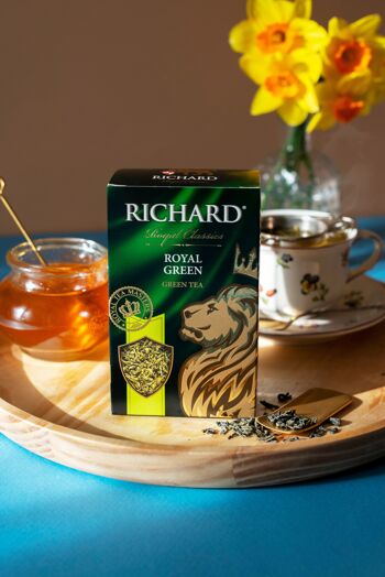 RICHARD Royal Green, thé vert en vrac, 90 g 7