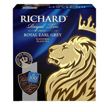 Royal Earl Grey, thé noir aromatisé en sachets, 100x2g 3