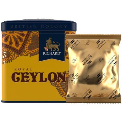 RICHARD Ceylon Black Tea de todo el mundo, té negro en hojas sueltas 0,6kg/50g