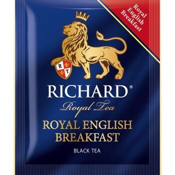 RICHARD TEA, ROYAL ENGLISH BREAKFAST, Thé indien, de Ceylan et du Kenya, 25 SACHETS DE THÉ 4