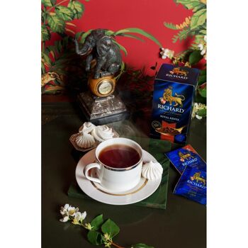 RICHARD TEA, ROYAL ENGLISH BREAKFAST, Thé indien, de Ceylan et du Kenya, 25 SACHETS DE THÉ 6