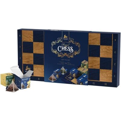 RICHARD Royal Chess, assortimento di tè in piramidi, 54,4 g