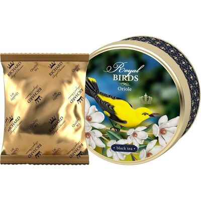 RICHARD TEA, ROYAL BIRDS SET, BLACK LARGE-LEAF TEA, 4 DIFFERENT TINS, 40g - gift package, gift for family, gift for friends, gifts for parents, spring gift