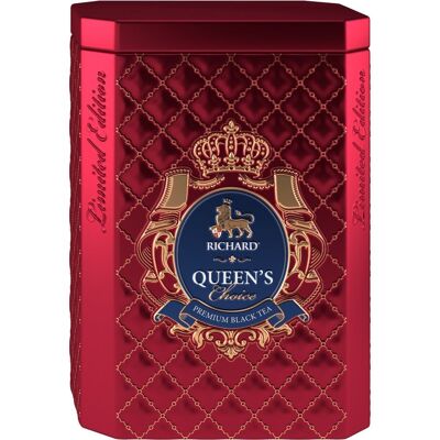 RICHARD KING'S & QUEEN'S CHOICE, té negro con sabor a hojas sueltas, 80 g