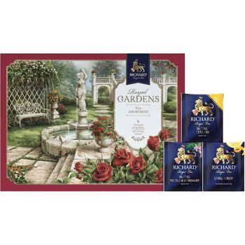 JARDINS ROYAUX RICHARD. ASSORTIMENT DE THÉS, thé noir en sachets, 18 g 3