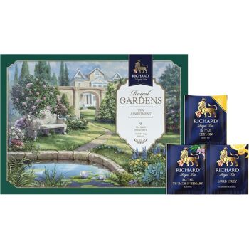 JARDINS ROYAUX RICHARD. ASSORTIMENT DE THÉS, thé noir en sachets, 18 g 5