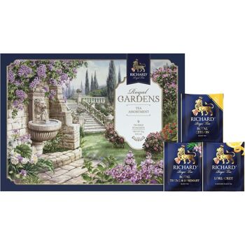 JARDINS ROYAUX RICHARD. ASSORTIMENT DE THÉS, thé noir en sachets, 18 g 6