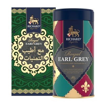 Royal Love, té negro de hojas sueltas, lata de 80 g