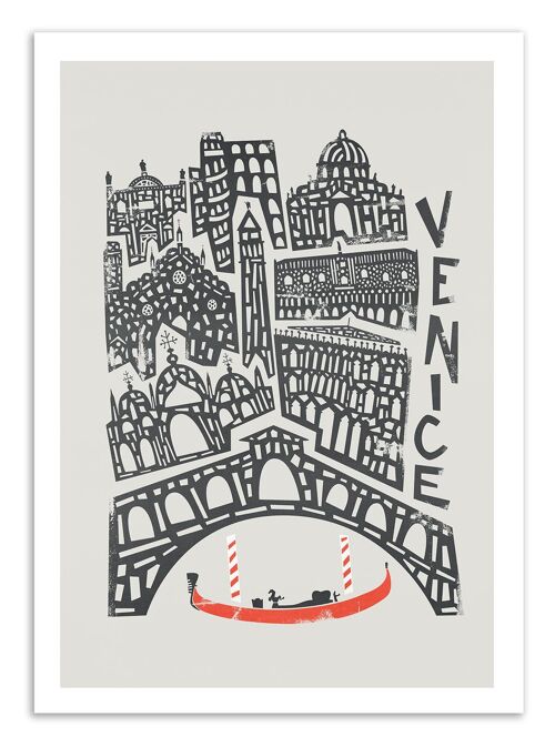 Art-Poster - Venice - Fox and Velvet W17143-A3