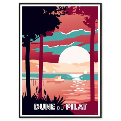 Affiche Dune du Pilat 50x70 cm