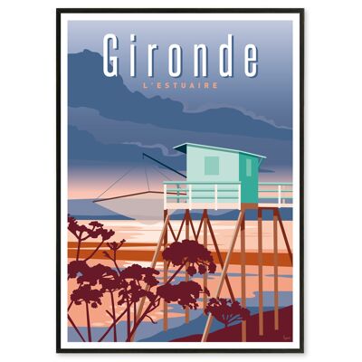 Affiche Gironde 50x70 cm