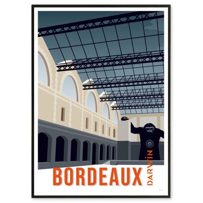 Affiche Bordeaux, Darwin 50x70 cm