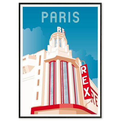 Affiche Paris, Grand Rex 50x70 cm