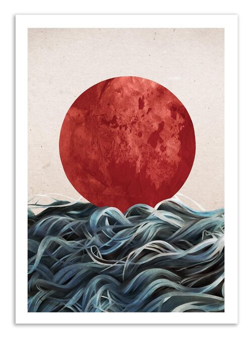 Art-Poster - Sunrise in Japan - Ruben Ireland W17184-A3