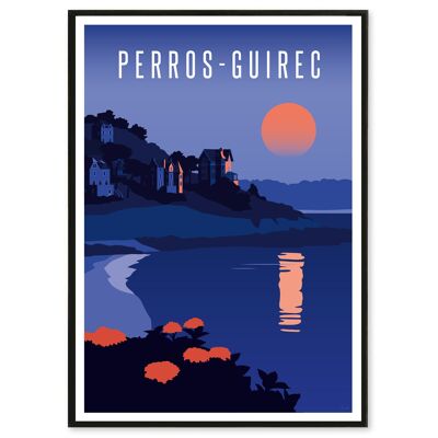 Affiche Perros-Guirec 30x40 cm