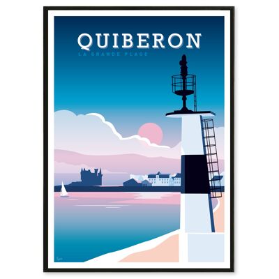 Affiche Quiberon 30x40cm
