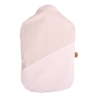 Hot water bottle 0.8L recycled pink