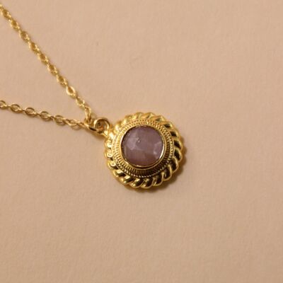 VINTAGE SUNSTONE NECKLACE