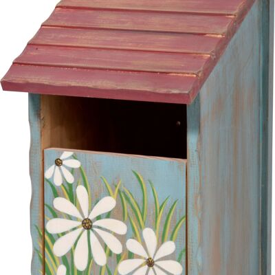 Colorful Flower Pattern Nesting Box, Half Cave Breeder Aviary (22373FSCe)