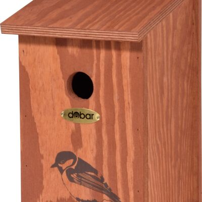 Nesting box with screen-printed motif "Great Tit" (22365FSCe)