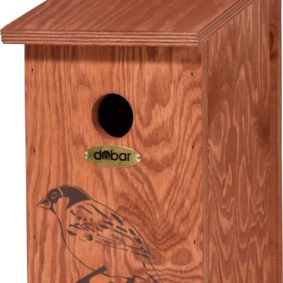 Nesting box with screen print "House Sparrow" (22364FSCe)