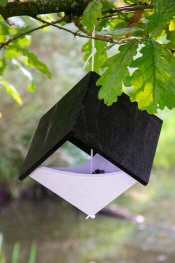 Cube de mangeoire pour oiseaux, noir/blanc (12290FSCe) 8