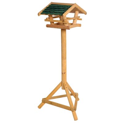 Casa para pájaros FSC® con soporte con tejas bituminosas verdes (48100FSC)