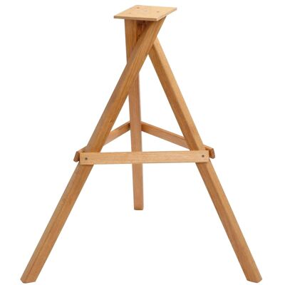 Solid Oak Wood Birdhouse Stand (Oiled Oak) (46300e)