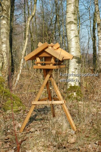 Support de nichoir en bois de chêne massif (chêne huilé) (46300e) 3