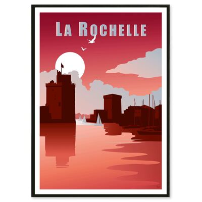 Affiche La Rochelle 50x70 cm