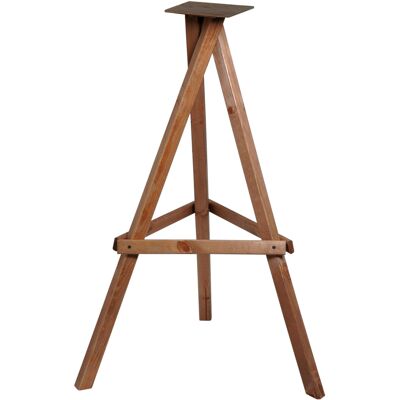 Bird feeder stand colored brown (33311e)