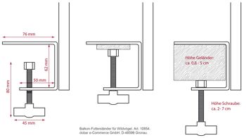 Mangeoire de balcon pour arbre à oiseaux (10854) 2