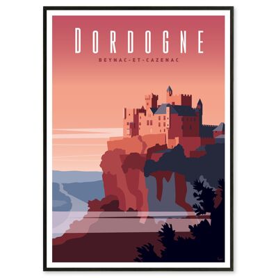 Affiche Dordogne  50x70 cm