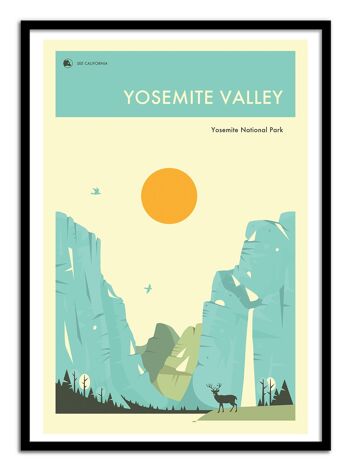 Art-Poster - Yosemite National Park - Jazzberry Blue W17251-A3 2