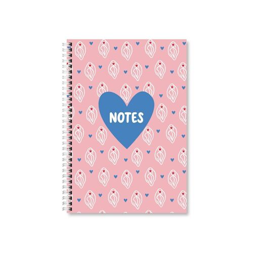 Vulva A5 Wired Notebook pack of 6